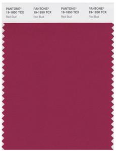 Pantone Smart 19-1850 TCX Color Swatch Card | Red Bud 