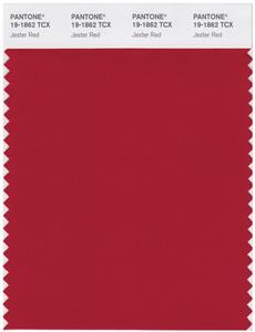 Pantone Smart 19-1862 TCX Color Swatch Card | Jeter Red 