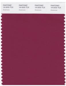 Pantone Smart 19-2033 TCX Color Swatch Card | Anemone 