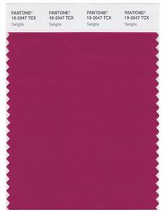 Pantone Smart 19-2047 TCX Color Swatch Card | Sangria 