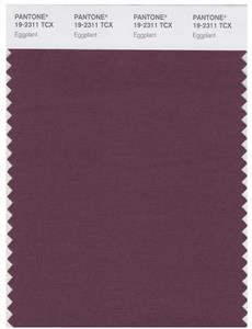 Pantone Smart 19-2311 TCX Color Swatch Card | Eggplant 