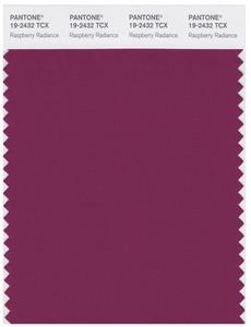 Pantone Smart 19-2432 TCX Color Swatch Card | Raspberry Radiance 