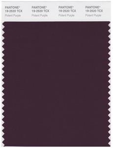 Pantone Smart 19-2520 TCX Color Swatch Card | Potent Purple 