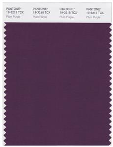 Pantone Smart 19-3218 TCX Color Swatch Card | Plum Purple 