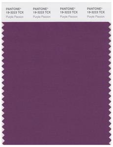 Pantone Smart 19-3223 TCX Color Swatch Card | Purple Passion 