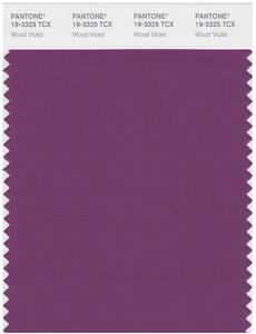 Pantone Smart 19-3325 TCX Color Swatch Card | Wood Violet 