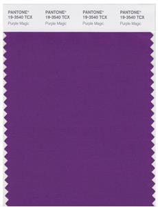 Pantone Smart 19-3540 TCX Color Swatch Card | Purple Magic 