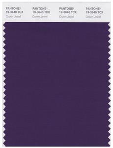 Pantone Smart 19-3640 TCX Color Swatch Card | Crown Jewel 