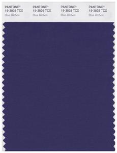 Pantone Smart 19-3839 TCX Color Swatch Card | Blue Ribbon 