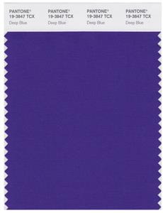 Pantone Smart 19-3847 TCX Color Swatch Card | Deep Blue 