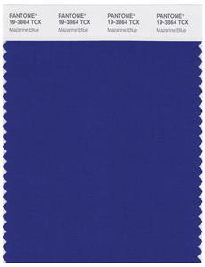 Pantone Smart 19-3864 TCX Color Swatch Card | Mazarine Blue 