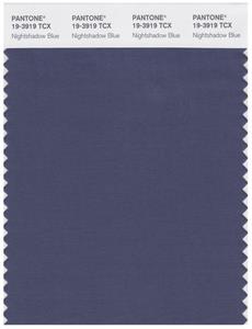 Pantone Smart 19-3919 TCX Color Swatch Card | Nightshadow Blue 