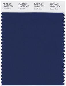 Pantone Smart 19-4027 TCX Color Swatch Card | Estate Blue 