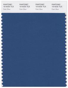 Pantone Smart 19-4035 TCX Color Swatch Card | Dark Blue 