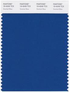 Pantone Smart 19-4049 TCX Color Swatch Card | Snorkel Blue 