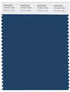 Pantone Smart 19-4241 TCX Color Swatch Card | Moroccan Blue 