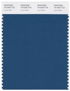 Pantone Smart 19-4340 TCX Color Swatch Card | Lyons Blue 