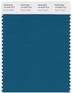 Pantone Smart 19-4535 TCX Color Swatch Card | Ocean Depths 