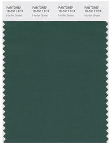 Pantone Smart 19-5511 TCX Color Swatch Card | Hunter Green 