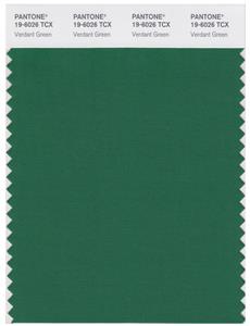 Pantone Smart 19-6026 TCX Color Swatch Card | Verdant Green 